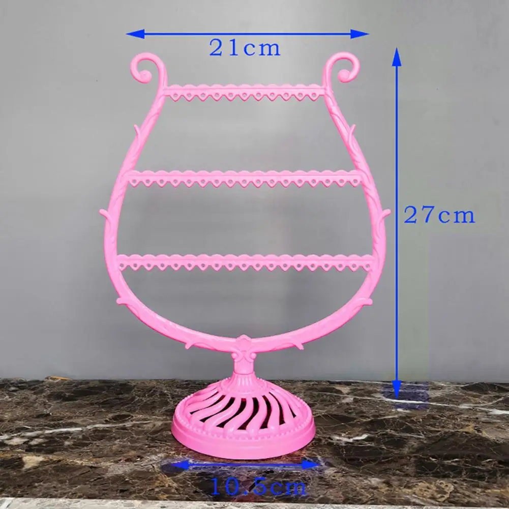 Трехслойный держатель для ювелирных изделий "Изысканная компактная органайзер для сережек в форме оленя высокого качества из ПП для спальни".