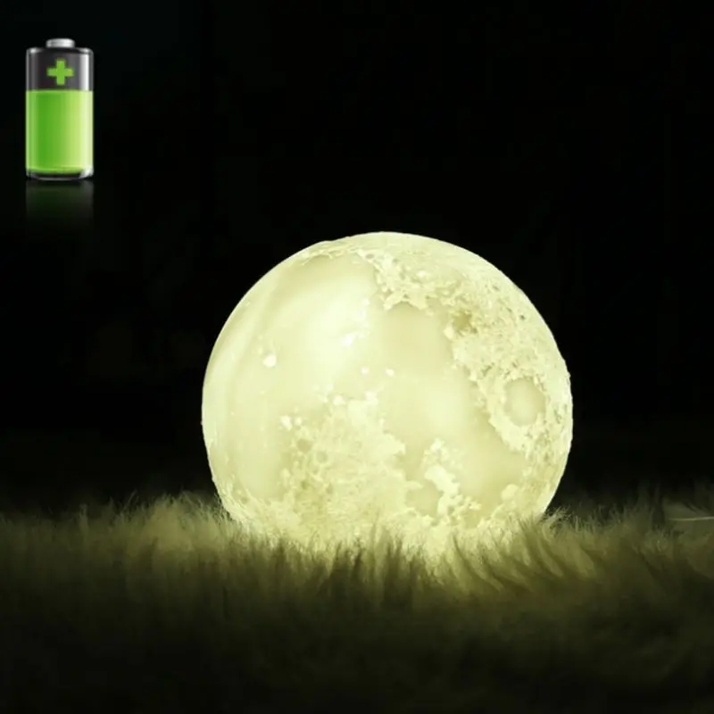 

880ML Air Humidifier 3D Moon Lamp light Diffuser Aroma Essential Oil USB Purifier
