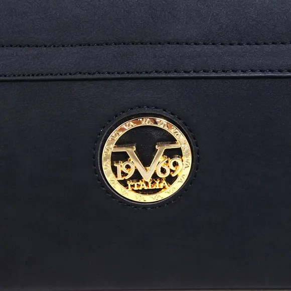 

Women Black Ladies Hand Bag 19 V69 ITALIA 6101 Model High Quality PU Made in Turkey