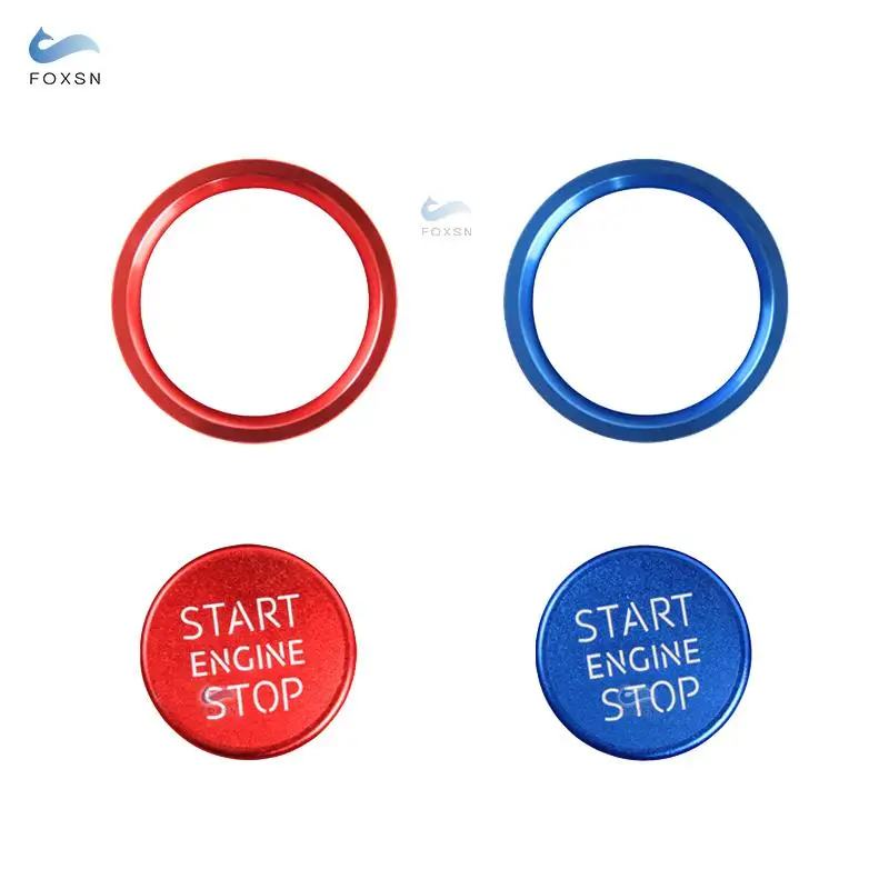 1 шт. колпачок кнопки старта и остановки двигателя автомобиля из алюминиевого