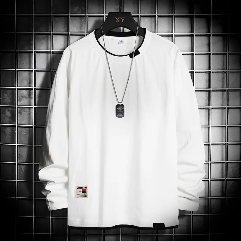 Толстовка мужская с круглым вырезом модная уличная одежда в стиле хип-хоп худи