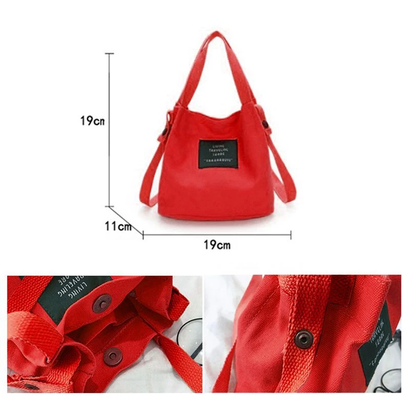 2 шт. модная женская Холщовая Сумка через плечо сумка-тоут милая дорожная сумка