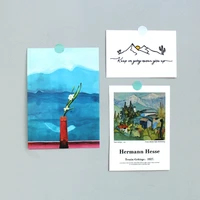 decorative card dormitory wall card photo frame painting hand account stickers furnishings postcards living room wall stickers
