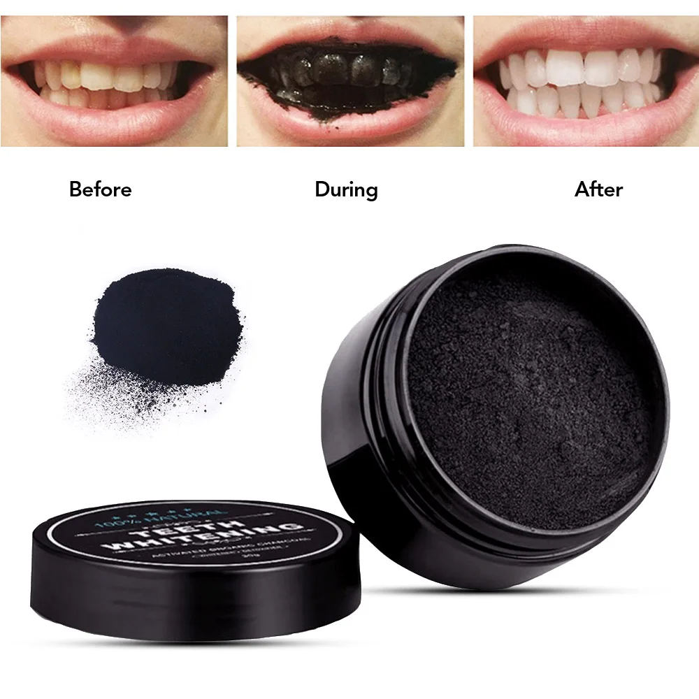 

Daily Use 30g/60g Teeth Whitening Powder Activated Bamboo Charcoal Powder Tooth Whitening Scaling Powder Tartar Stain Removal