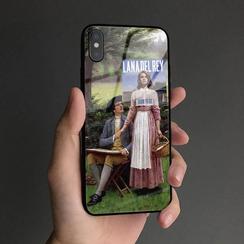 Чехол для телефона Lana Del Rey мягкий силиконовый чехол с рисунком Apple iPhone 6 6s 7 8 Plus X XR XS