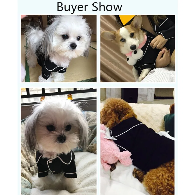 Мягкая одежда для домашних животных футболка собак пижамы маленьких Teacup Тедди