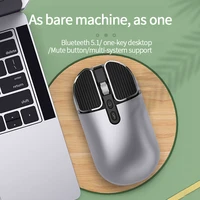 rechargeable bluetooth 2 4g wireless silent mouse 3 adjustable dpi levels dual mode with shortcut keys wireless mouse