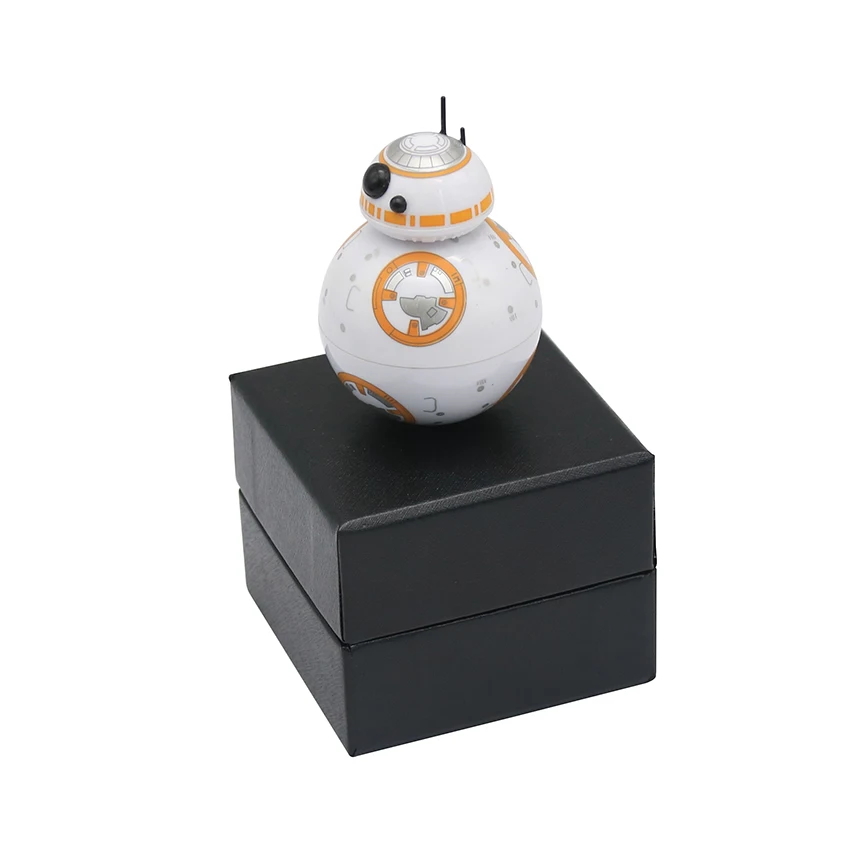 BB8 Симпатичный робот 50 мм 3 части Подарочная коробка из цинкового сплава для