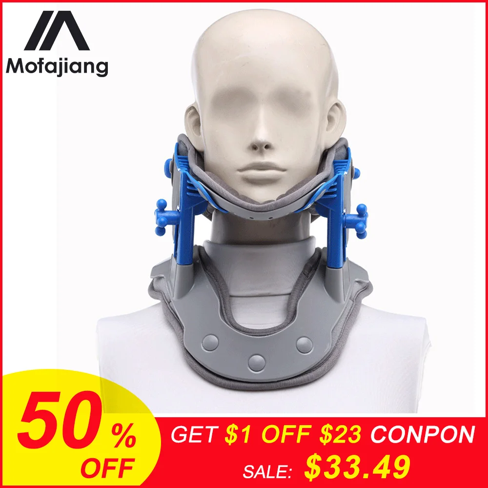 Медицинская коррекция шеи ремонт воротник Тяговый аппарат для комплект Массажер