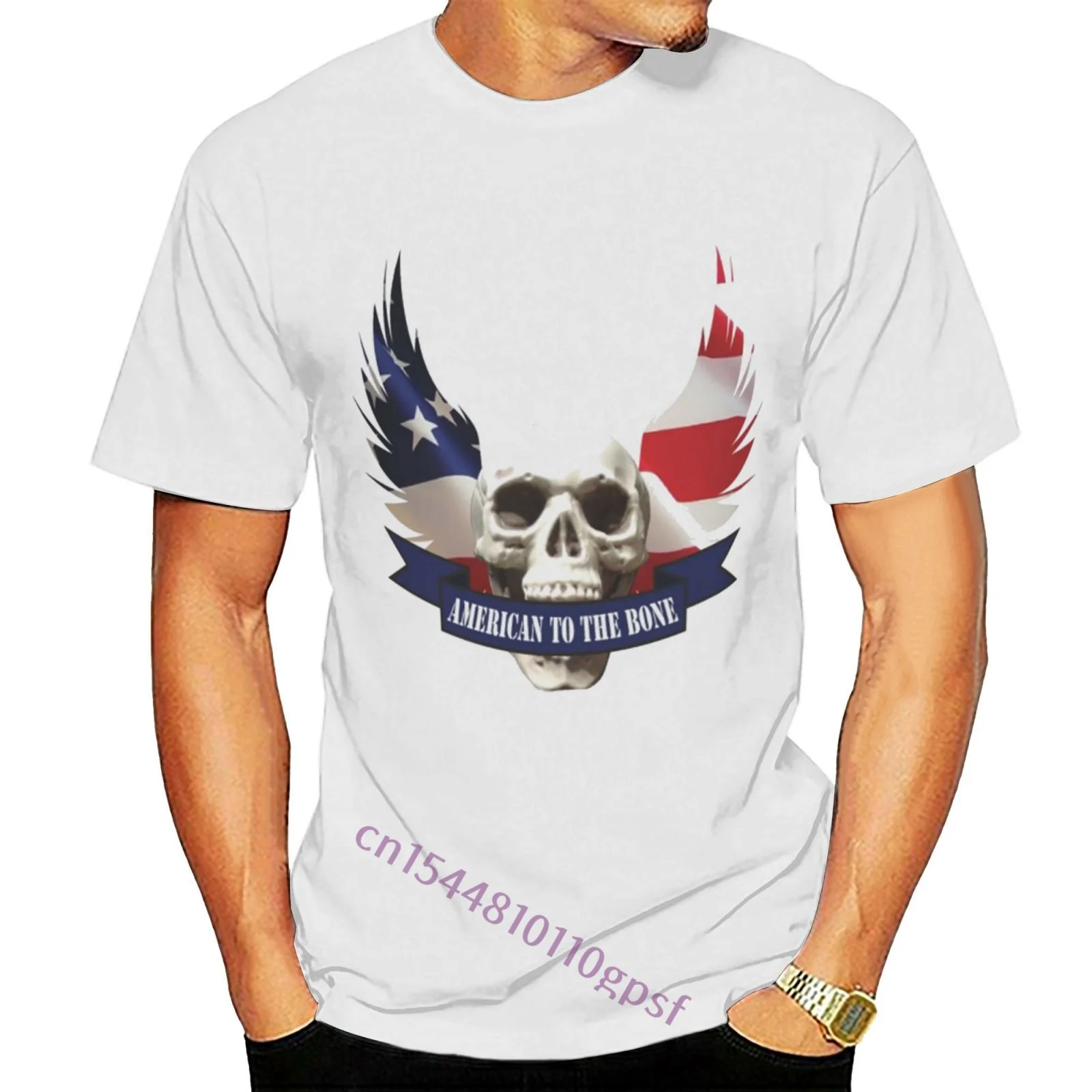 

Мужская футболка American To The Bone, мужские хлопковые повседневные футболки, футболка с круглым вырезом, топы с коротким рукавом для вечеринки