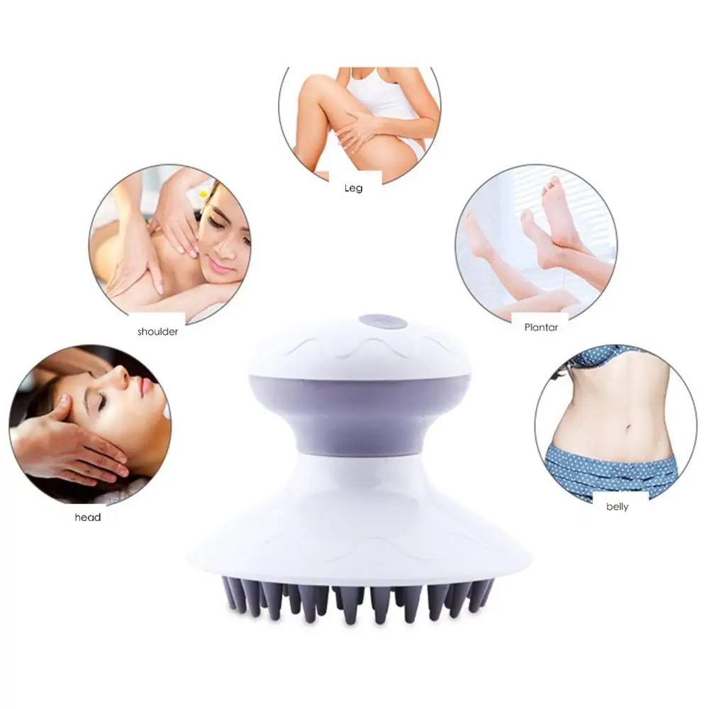 Массажер для головы электрическая ионная расческа салонная щетка волос Красота