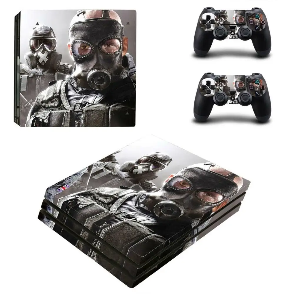 Rainbow Six осада PS4 Pro стикер Play station 4 наклейка для PlayStation консоль и контроллер Скины