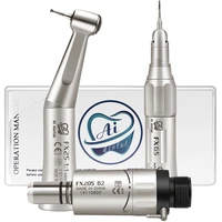 ai fx205s dental handpiece kit contra angle and straight low speed hand piece outer water non optic air motor dentist tools