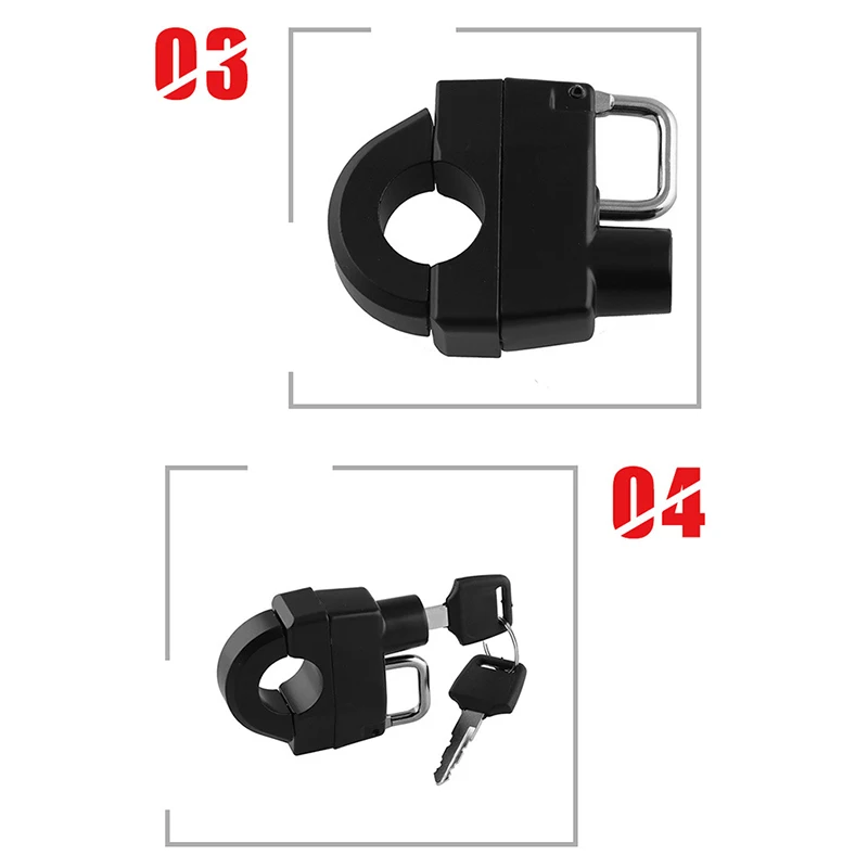 Замок на руль мотоцикла прочный безопасный портативный Противоугонный замок для