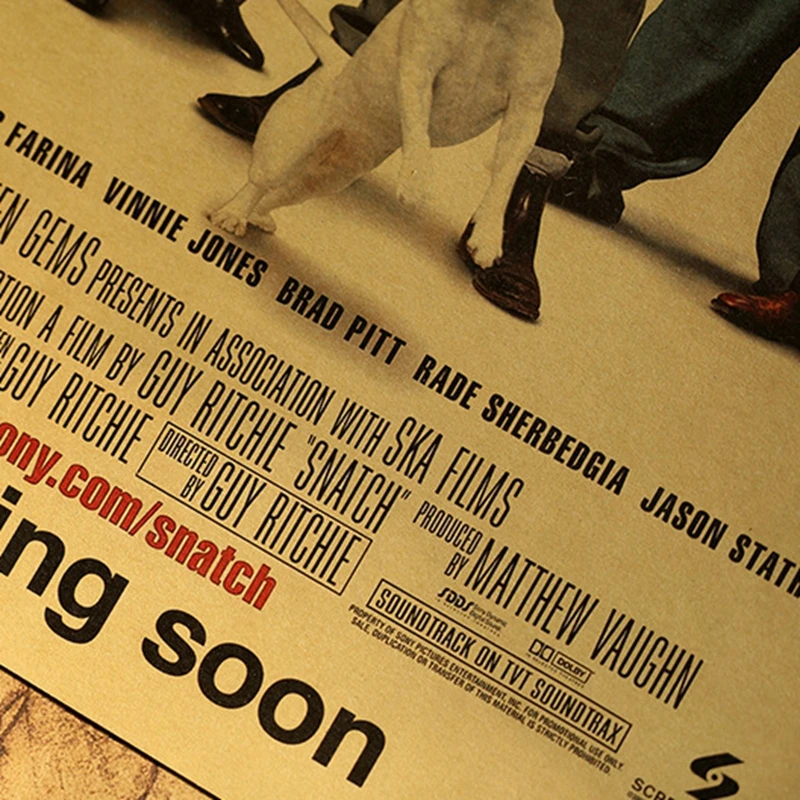 Классические фильмы стикер на стену из крафт-бумаги картина 50 5x35 см - купить по