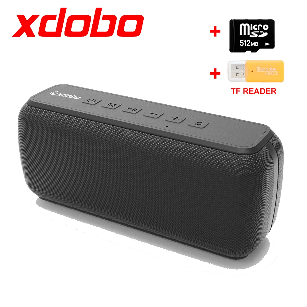 

Portable Subwoofer Bluetooth Speakers Outdoor HIFI Listening Party Music Player 20W Picnic Park XDOBO X8II Original Packing Box