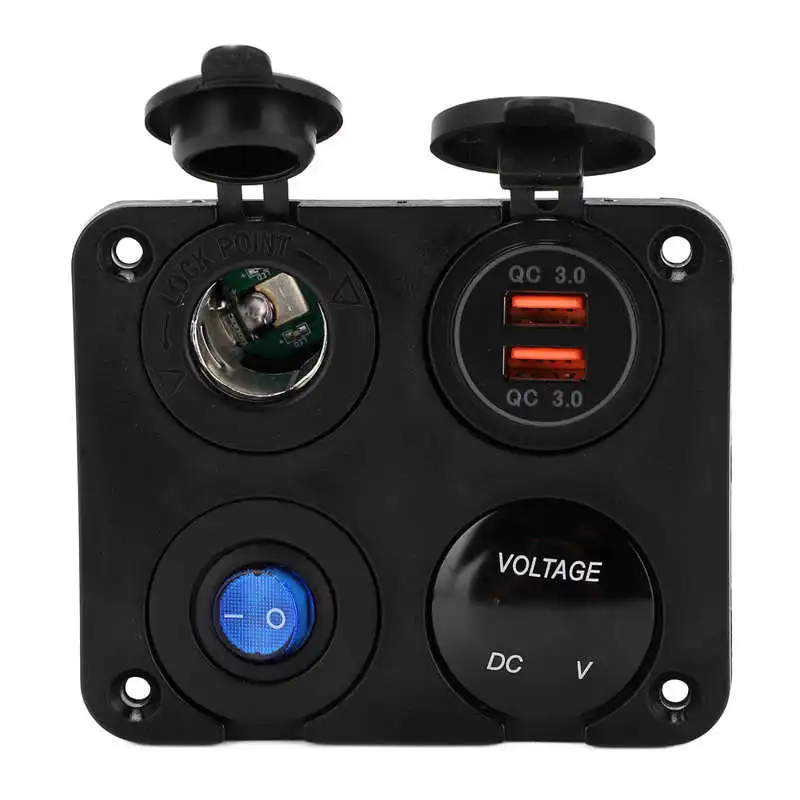 

Автомобильное зарядное устройство USB с двумя портами Автомобильный адаптер питания для автомобилей мотоциклов газонокосилок