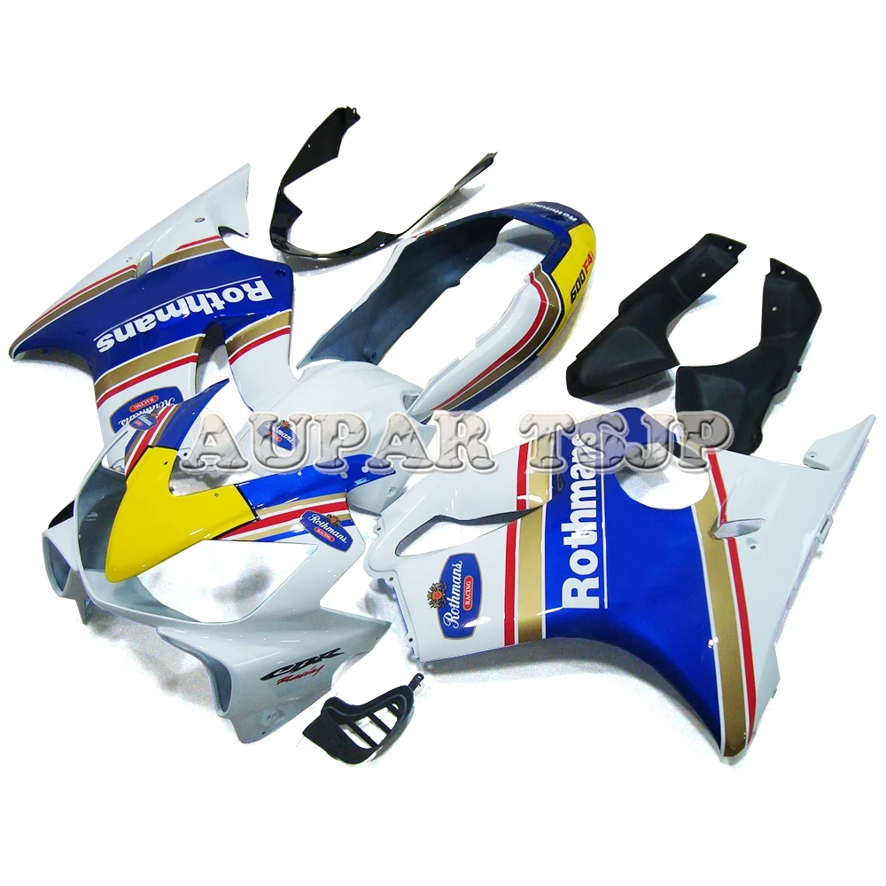 

Sportbike White Blue Fairings For Honda 2004 2005 2006 2007 CBR600F4i ABS Injection Molding Motorbike Body Frames New