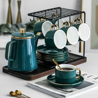 ceramic european light luxury household light luxury afternoon tea set cup and saucer set gift box coffee appliance