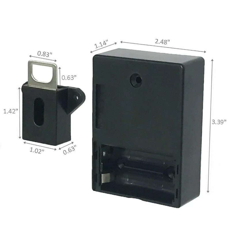 Черный Невидимый Rfid свободный для открытия Интеллектуальный индукционный замок