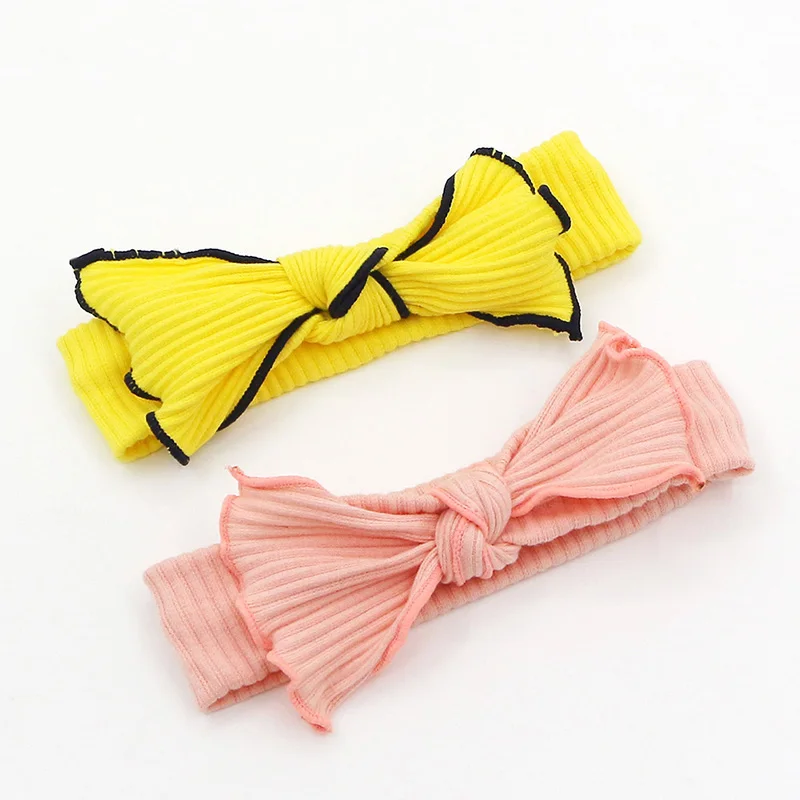 Повязка на голову GZHilovingL для новорожденных девочек розовая мягкая эластичная