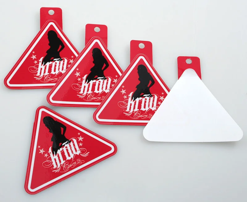 Пользовательская Водонепроницаемая виниловая высекающая наклейка ПЭТ клейкая