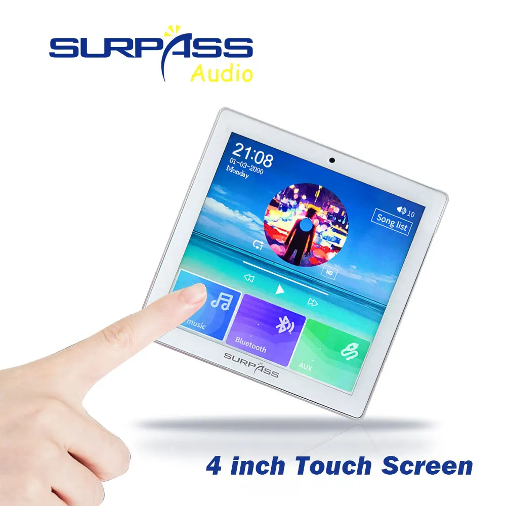 4-канальный беспроводной Bluetooth-усилитель звука для умного дома настенный