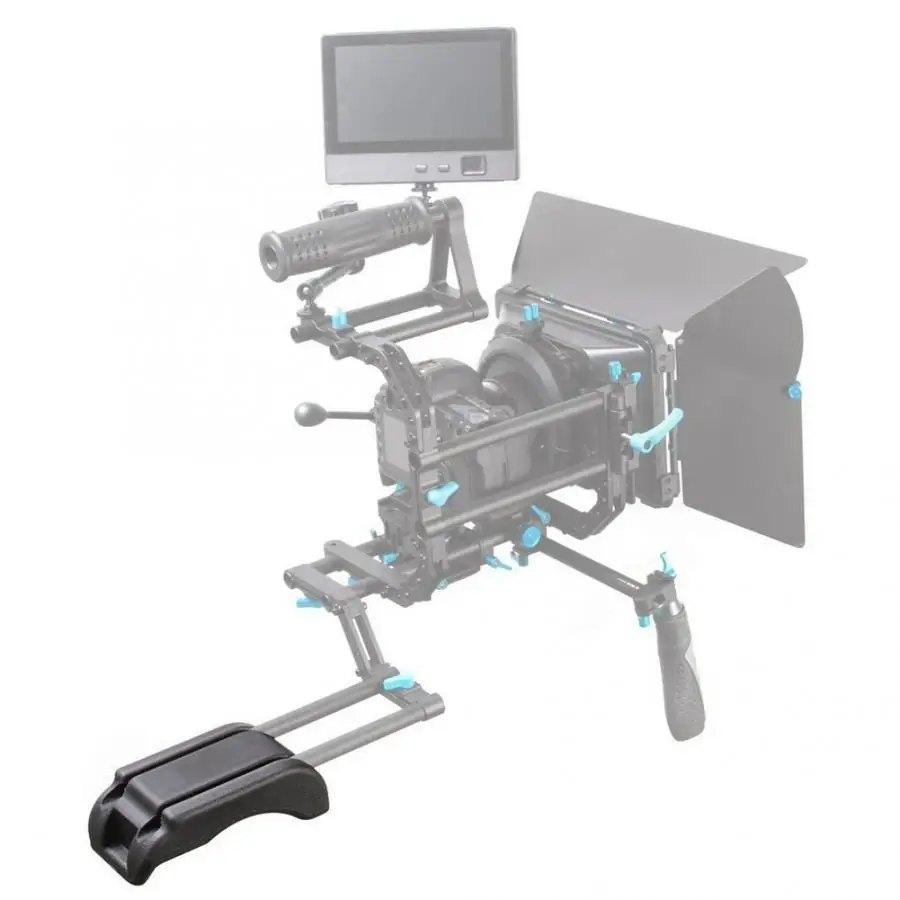 Губчатая резиновая накладка для крепления на плечо диаметром трубы 15