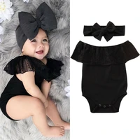 summer sweet kids kids clothes girls lace bodysuits baby clothing newborn off shoulder bodysuits outfits