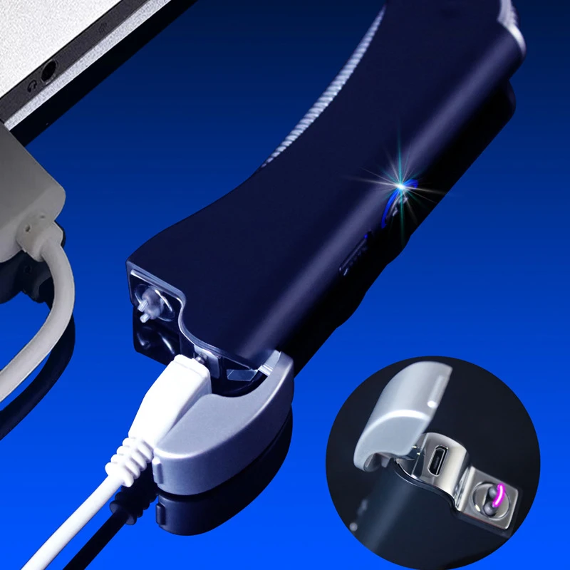 Плазменная дуговая электронная USB Зажигалка складывающаяся на 360 градусов