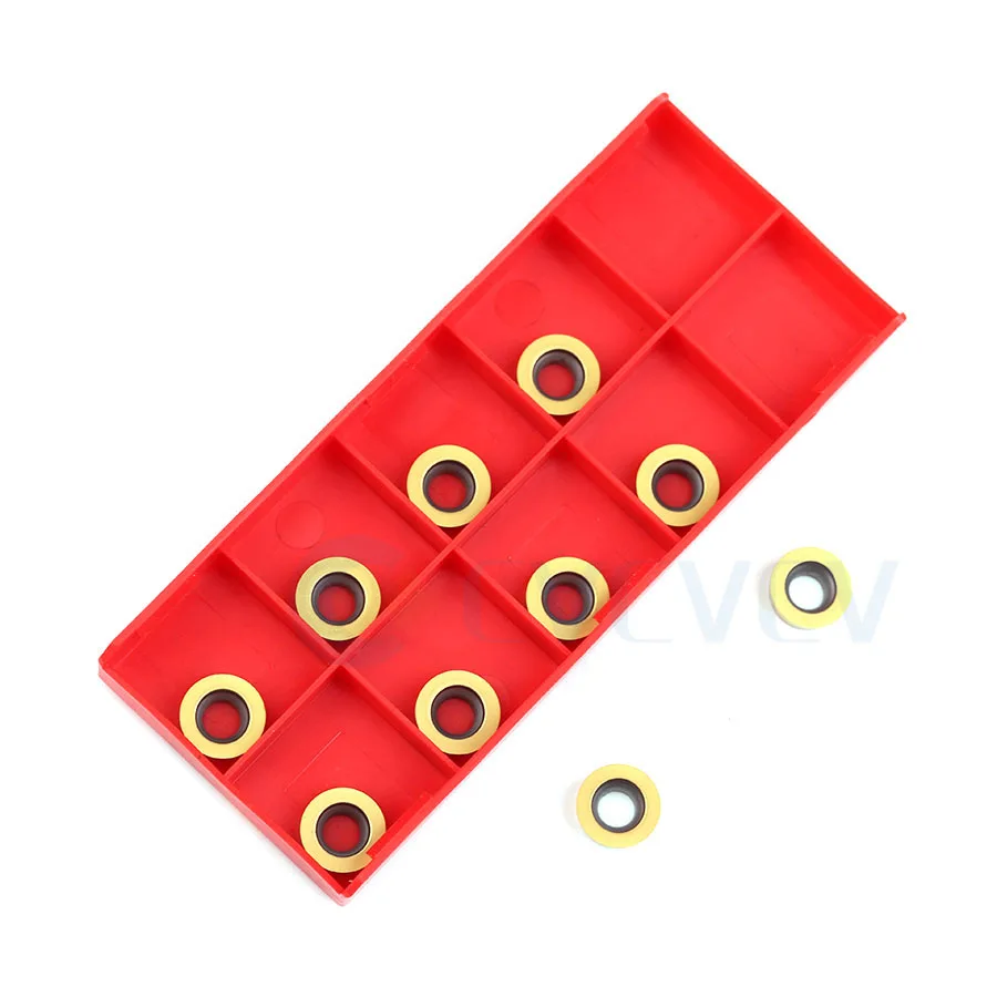 

10Pcs RPMW1003 MO DP5320 DP5420 Machine Tools Coating Carbide Insert CNC Turning Blade Lathe Milling High Temperature Resistance