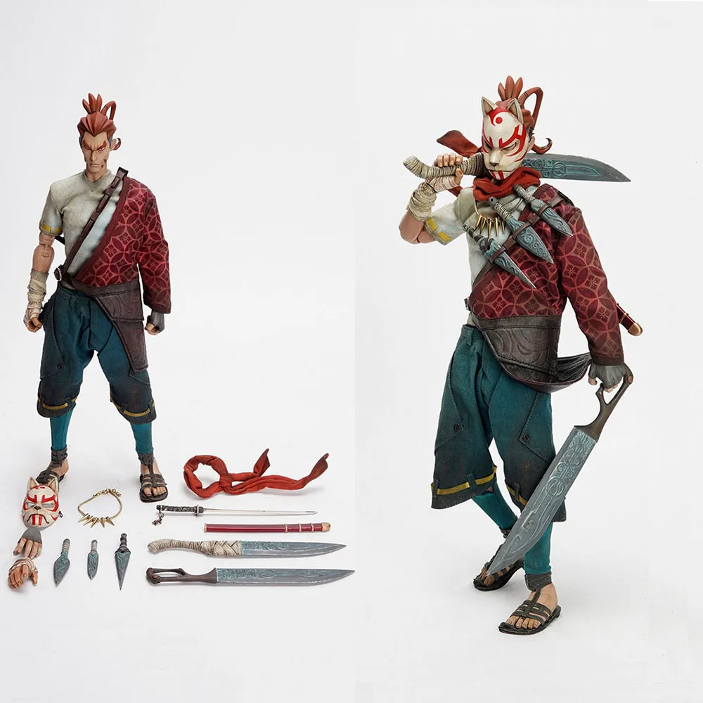 

For Collection 1/6 Scale Full Set FLIP KING Series Trendy Military Male Solider Warrior Action Figure Model for Fans Gifts