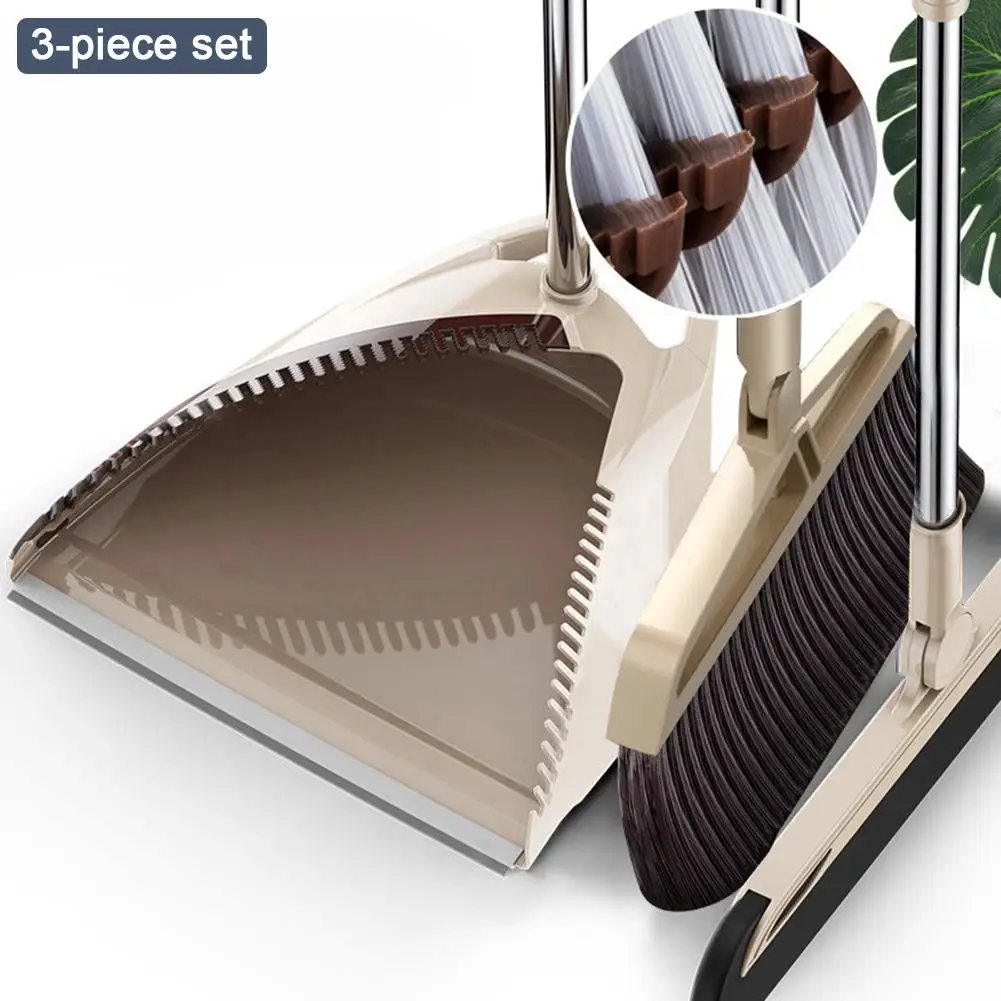 Метла Совок пол ракель набор Съемная длинная ручка вертикальный дом кухня лобби