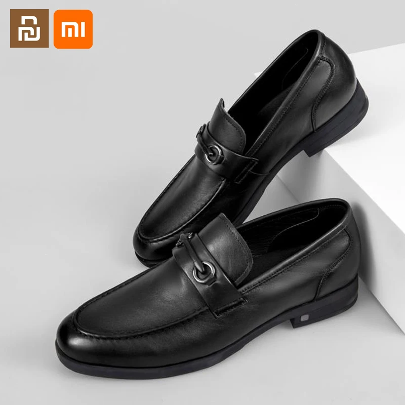 

xiaomi mijia youpin calfskin buckle embellished pumps a pedal non-slip wear-resistant rubber outsole fashionable men's shoes