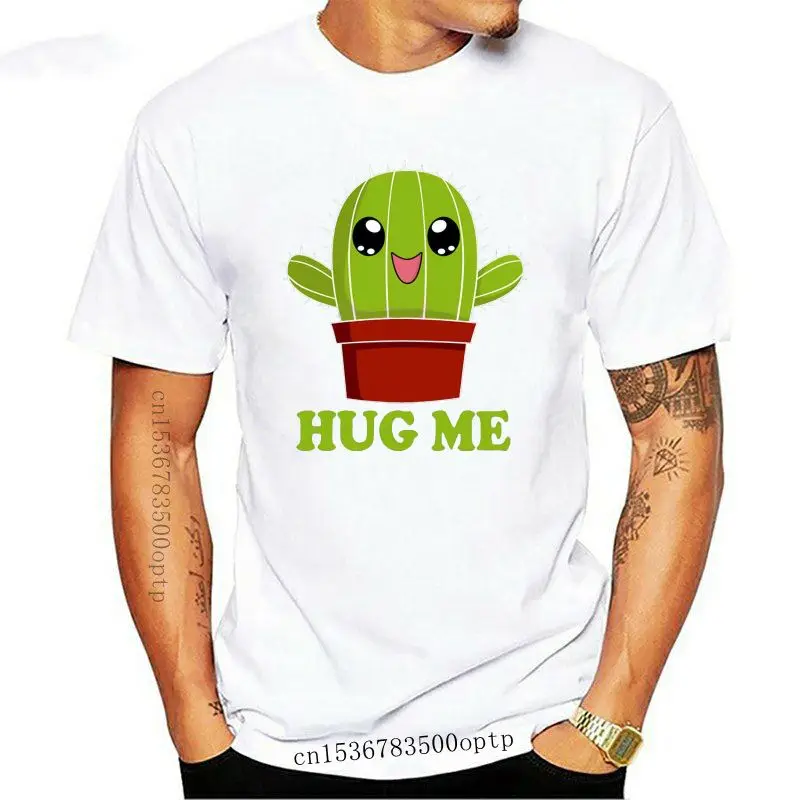 

Newest 2017 Men'S Fashion T Shirt Cactus Hug Me T Shirt Funny Tshirt Cactus Shirt Funny Shirt The Mountain 011747