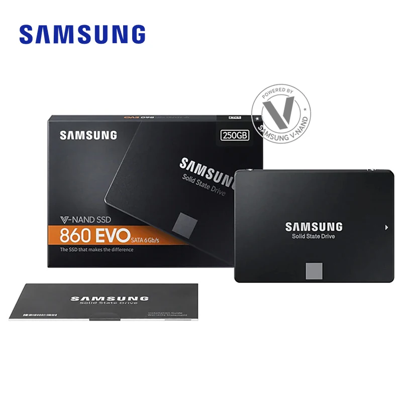 SAMSUNG 860EVO SSD 500 Гб Внутренний твердотельный накопитель 1 ТБ жесткий диск 250 SATA3 2 5