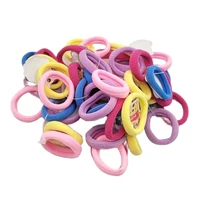 wholesale 50 pcs girls kids hair band ties accessories elastic rope ring hairband holder headwear