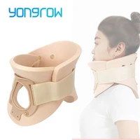 yongrow medical cervical neck support traction brace support neck pain relief neck stretcher collar stretching correction health