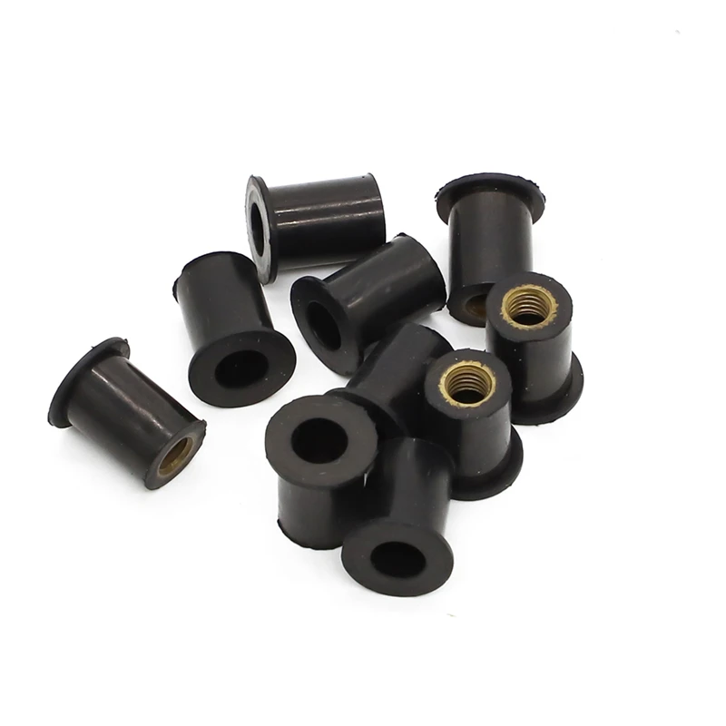 M5 0 8 резиновая скругленная гайка Wellnut для лобового стекла обтекатель болт капота