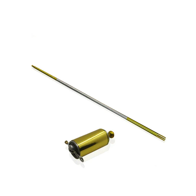 gold 110cm 110 см/150 см металлическая появляющаяся трость может выбрать цветные волшебные палочки для профессиональной Волшебная сцена уличные иллюзионные аксессуары - Цвет: gold 110cm