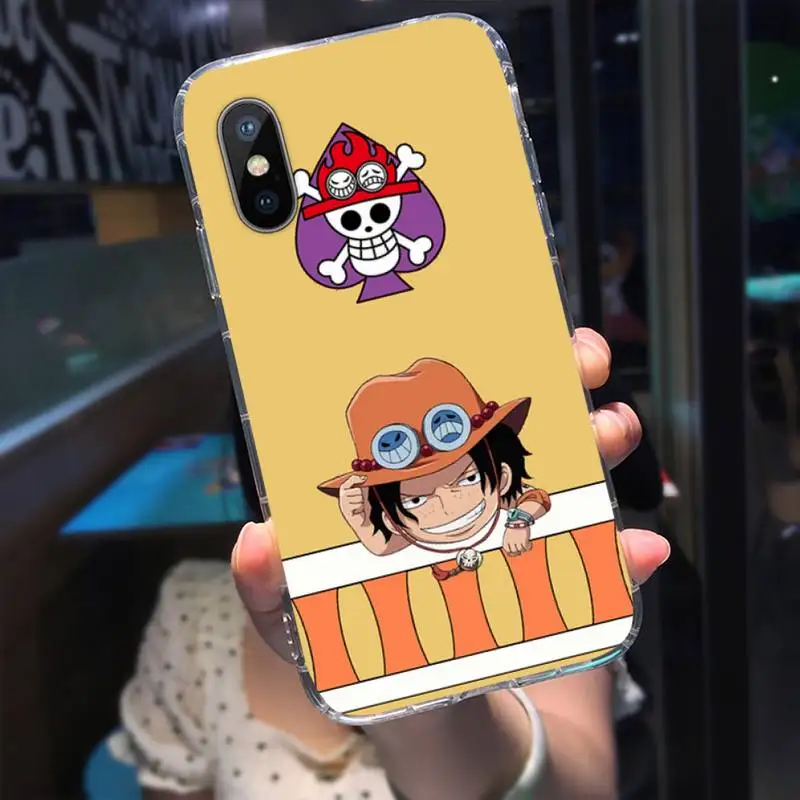

One Piece Japan Anime Luffy Phone Case Transparent for iPhone 11 12 mini pro XS MAX 8 7 6 6S Plus X 5S SE 2020 XR