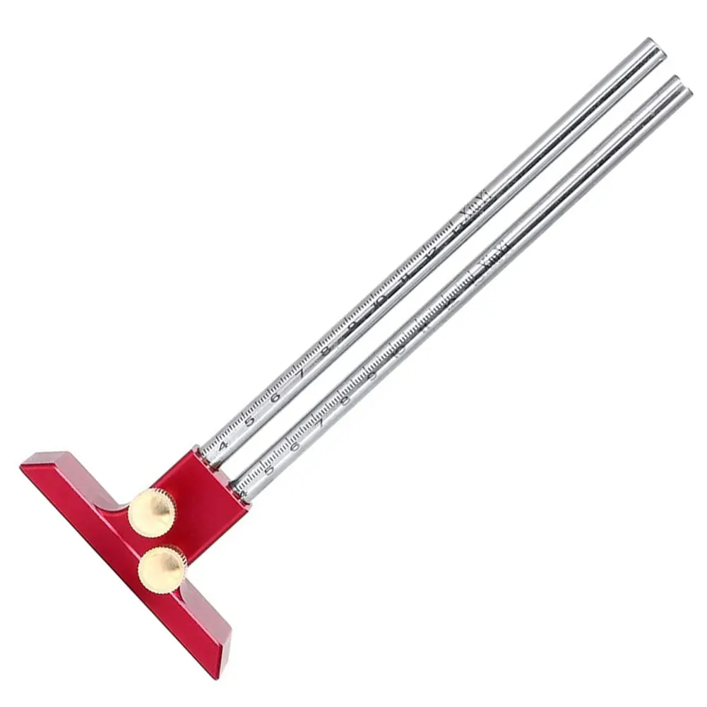

Woodworking Marking Gauge European Double Head Mortise Gauge Scribe Blade Scriber Stainless Steel Ruler wooden scribe-line