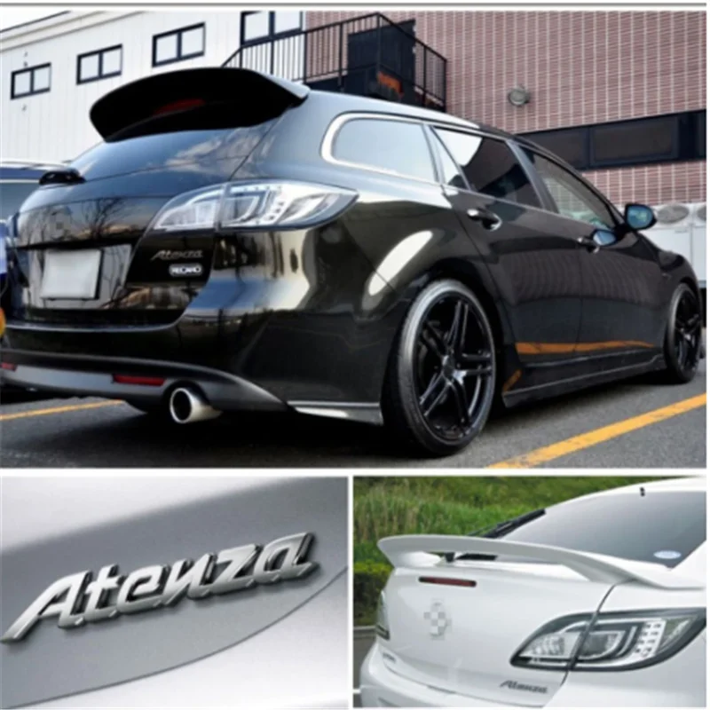 

DSYCAR 1Pcs New 3D Metal Atenza / Axela Car Side Fender Rear Trunk Emblem Badge Sticker Decals for Mazda 6 Atenza Mazda 3 Axela