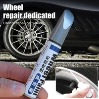 car wheel hub scratch repair paint pen aluminum alloy silver paint wheel hub repair pen fast dry waterproof car scratch remover