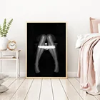 Постер сексуальной девушки на туалете, черно-белая женская фотография, холст, живопись, настенные картины для гостиной, домашний декор