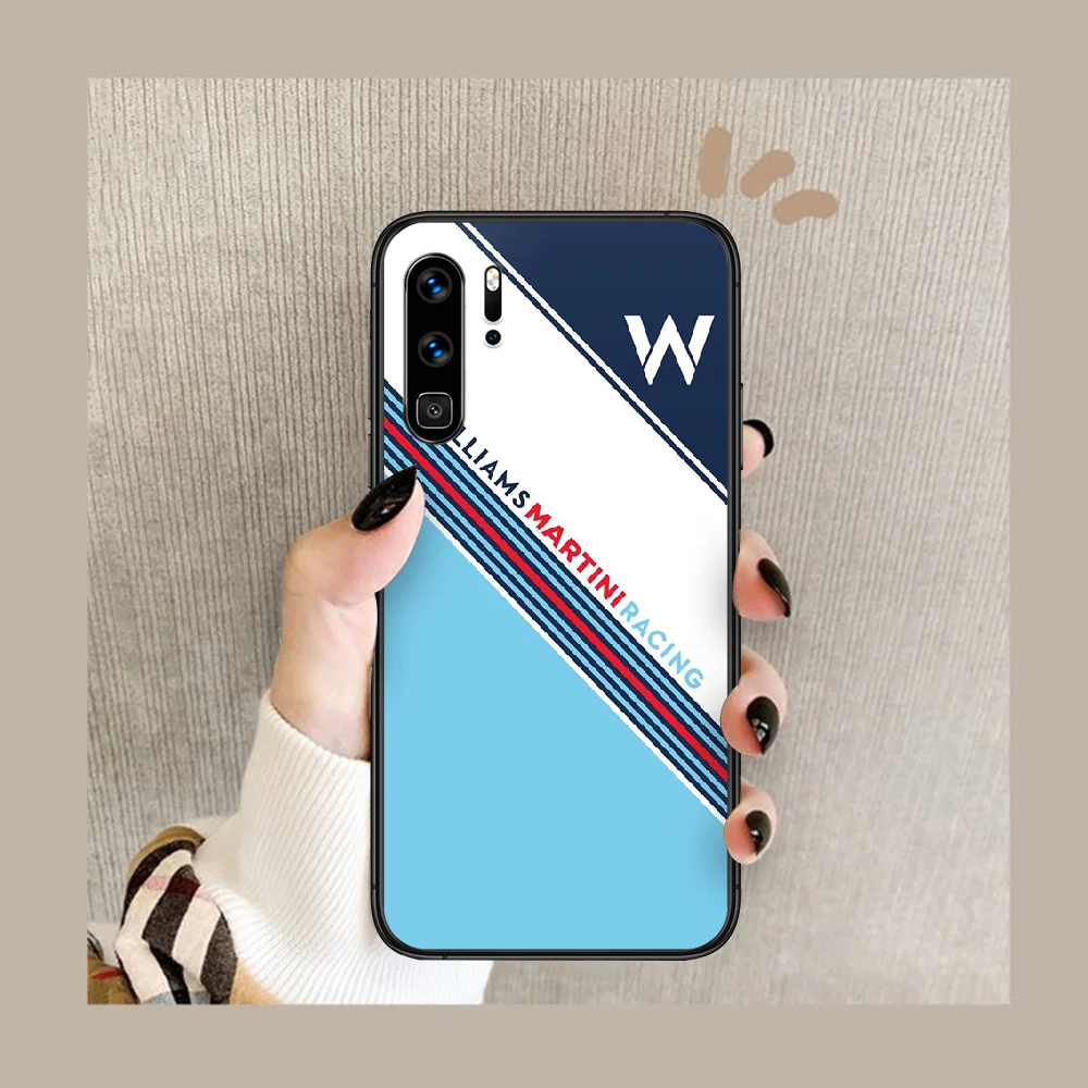 

Martinis Racing Phone Case Cover Hull For Huawei P8 P9 P10 P20 P30 P40 Lite Pro Plus smart Z 2019 black Cell Painting Prime