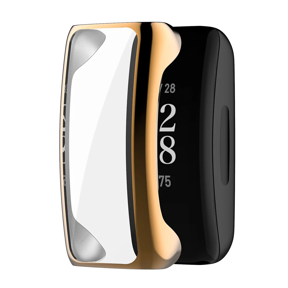 

Anti-Scratch Smart Watch Case Wearing Accessories TPU Outdoor Shopping for Fitbit Inspire 2 Protective Cover Skin