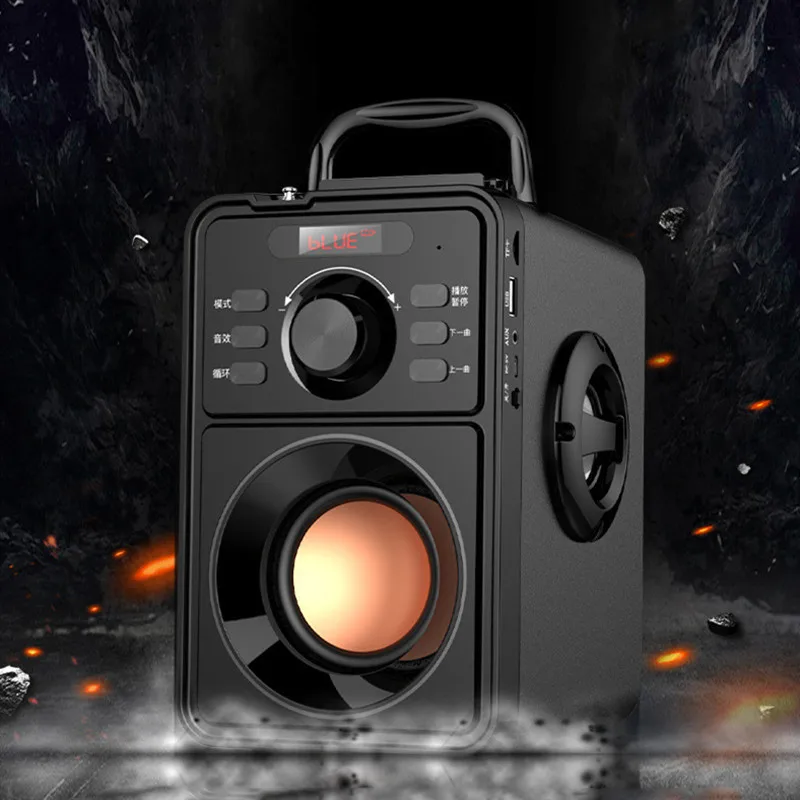 Subwoofer Wireless Bluetooth Speaker 3D Surround Computer FM Radio High Volume Portable Outdoor Caixa De Som Coluna BoomboxF4086 |