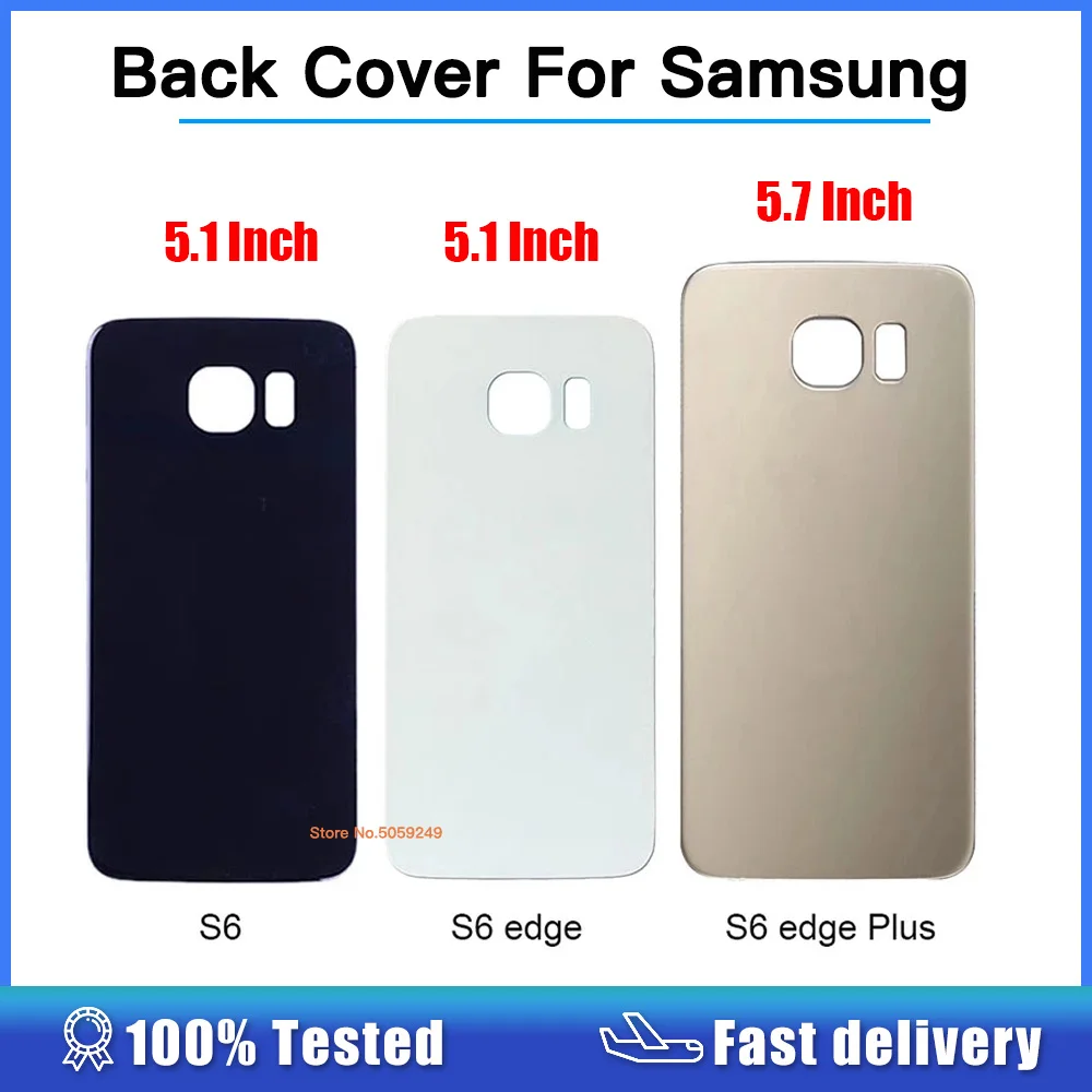 Задняя крышка для Samsung Galaxy S6 Back G920 аккумулятора корпус Edge G925 S6Edge Plus G928 задняя +