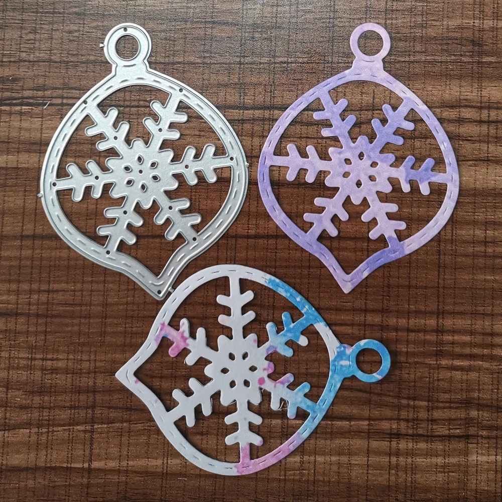 

Metal Cutting Dies For Scrapbooking Embossing Die Christmas Snowflake hanging Cut Dies DIY Paper Cards Craft Stencils